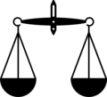 Election symbol: Pan balance